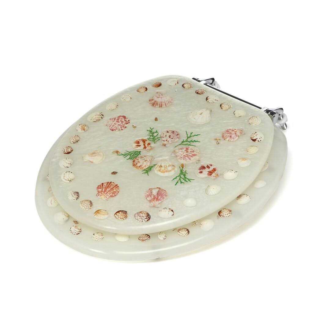 Trimmer Mother of Pearl Polyresin Toilet Seats 17A-04 - Cheap Fitting