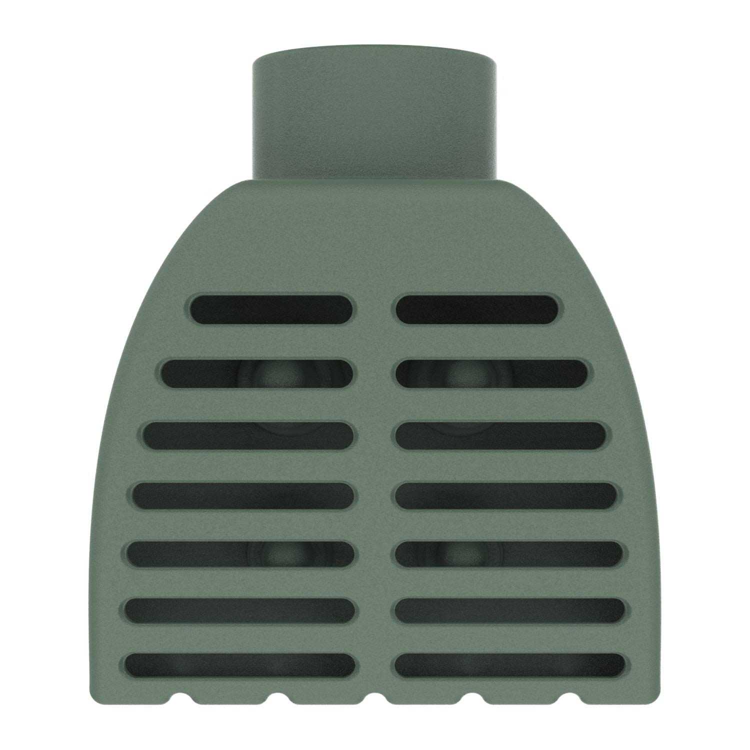 Elk Lawn Grate Yard Drain for Sump Pump Discharge and Downspout Extensions - Cheap Fitting