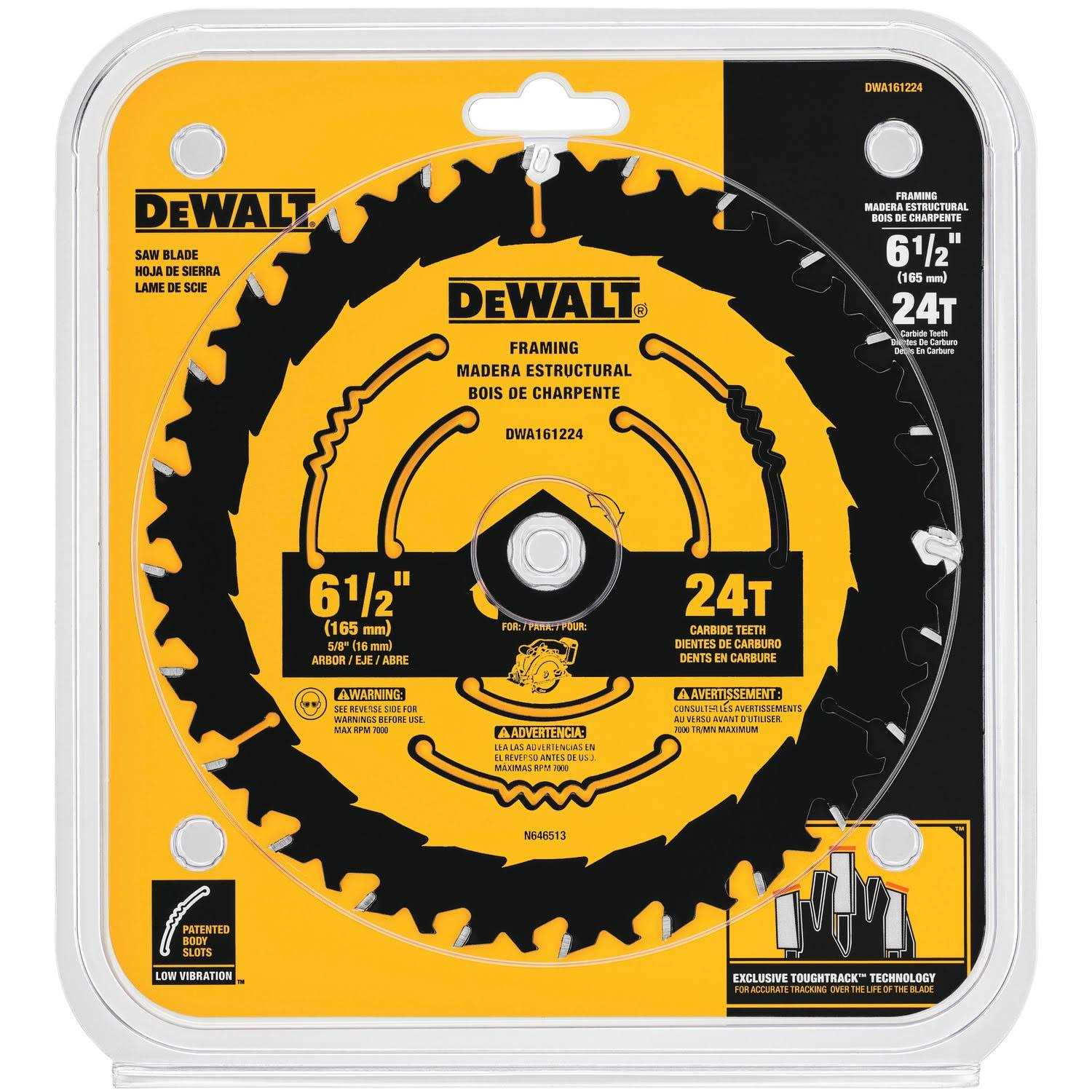 DeWalt Circular Saw Blade DWA161224 - Cheap Fitting