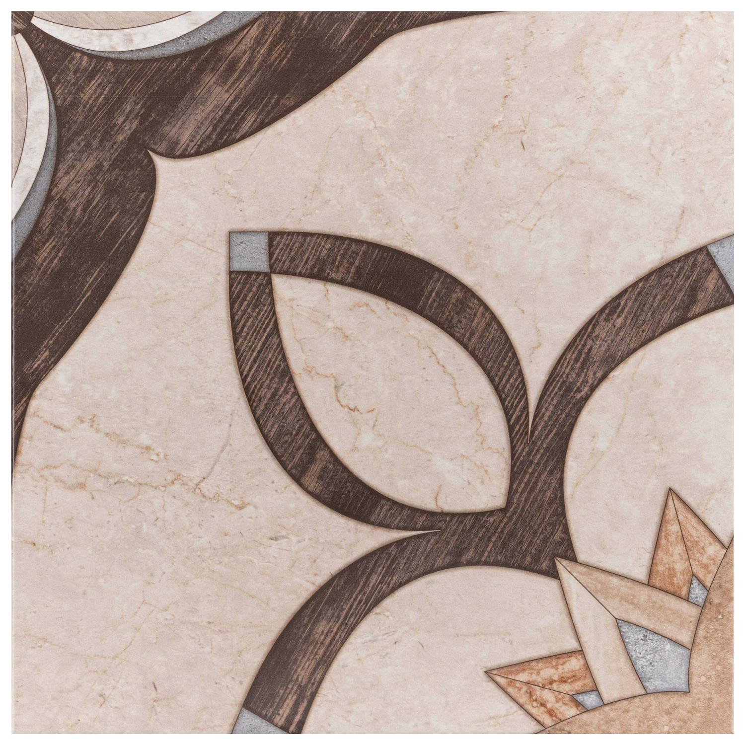 Merola Tile Argos Natural 17-3/4 in. x 17-3/4 in. Ceramic Floor and Wall Tile - Cheap Fitting