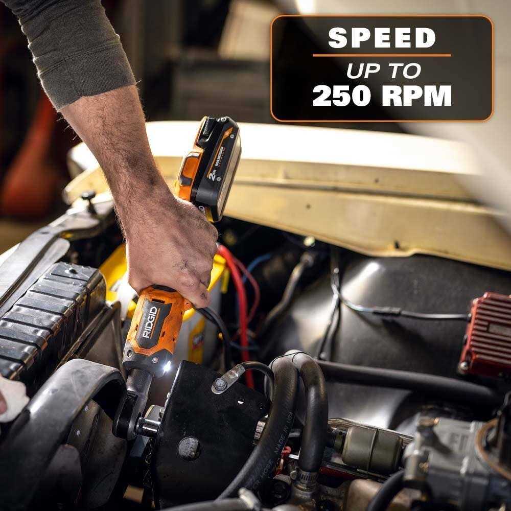 RIDGID R866010K 18V Brushless Cordless 1/4 in. Ratchet Kit with 2.0 Ah Battery and Charger - Cheap Fitting