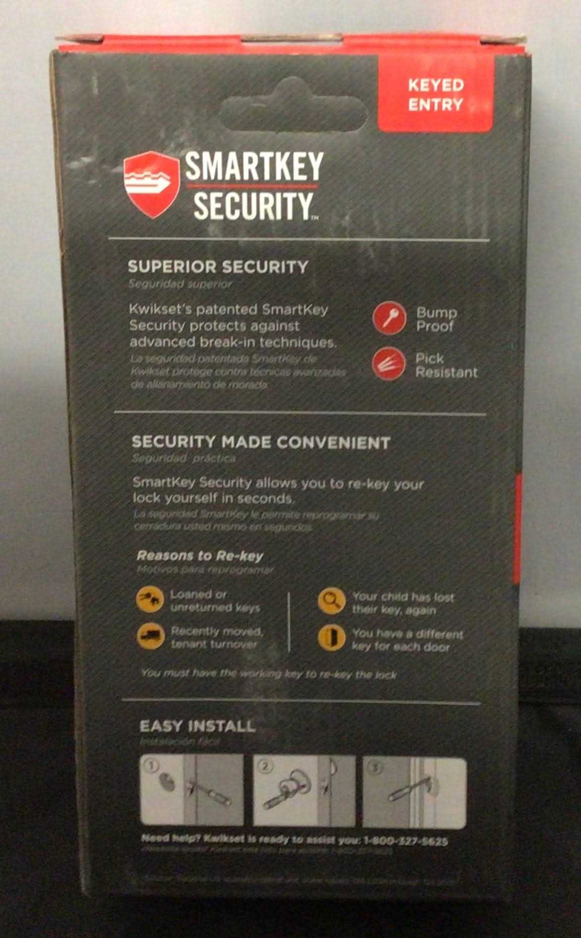 Kwikset Signature Series Pismo Iron Black Entry Knob KW1 2-1/4 - Cheap Fitting