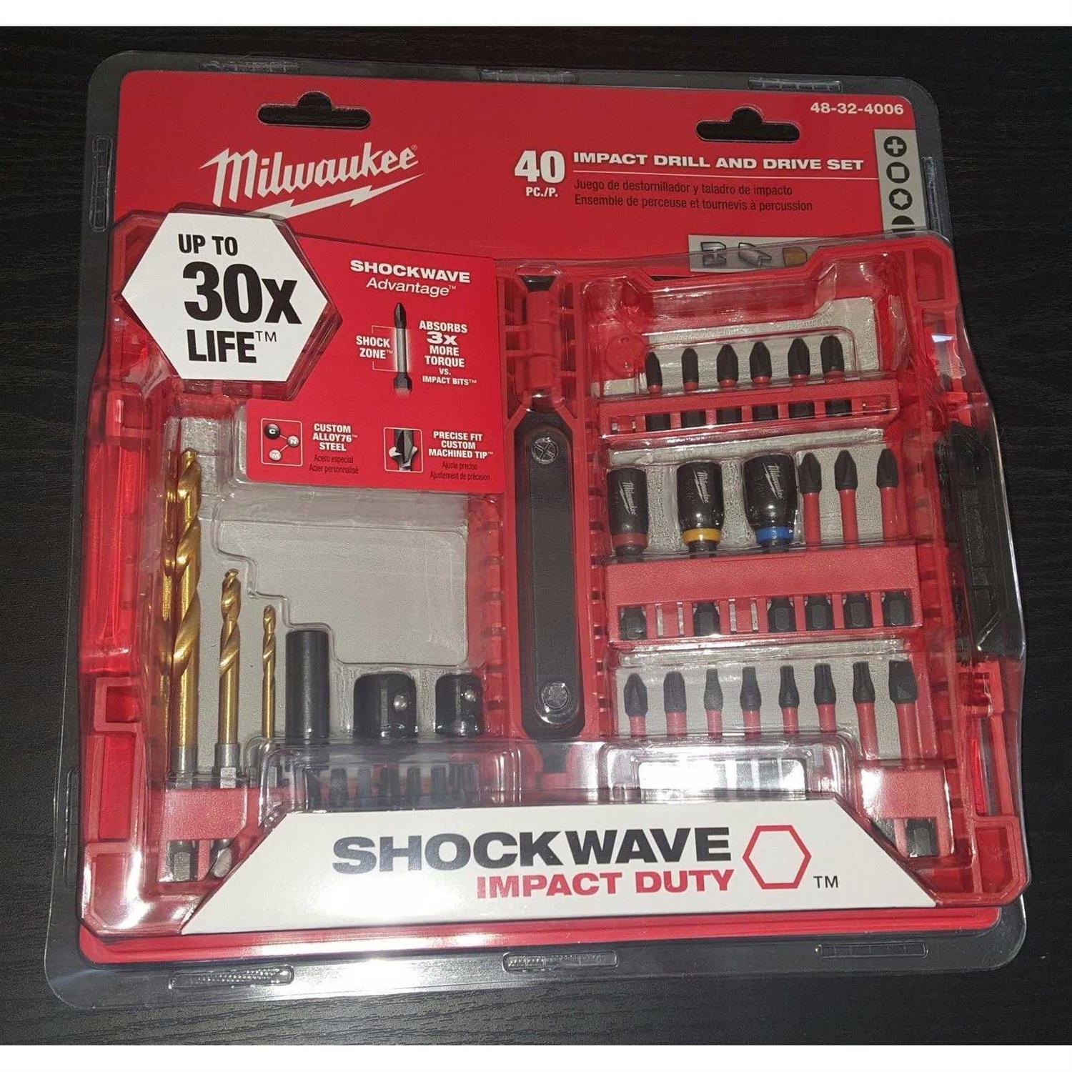 Milwaukee Shockwave Drill & Drive Set - Cheap Fitting