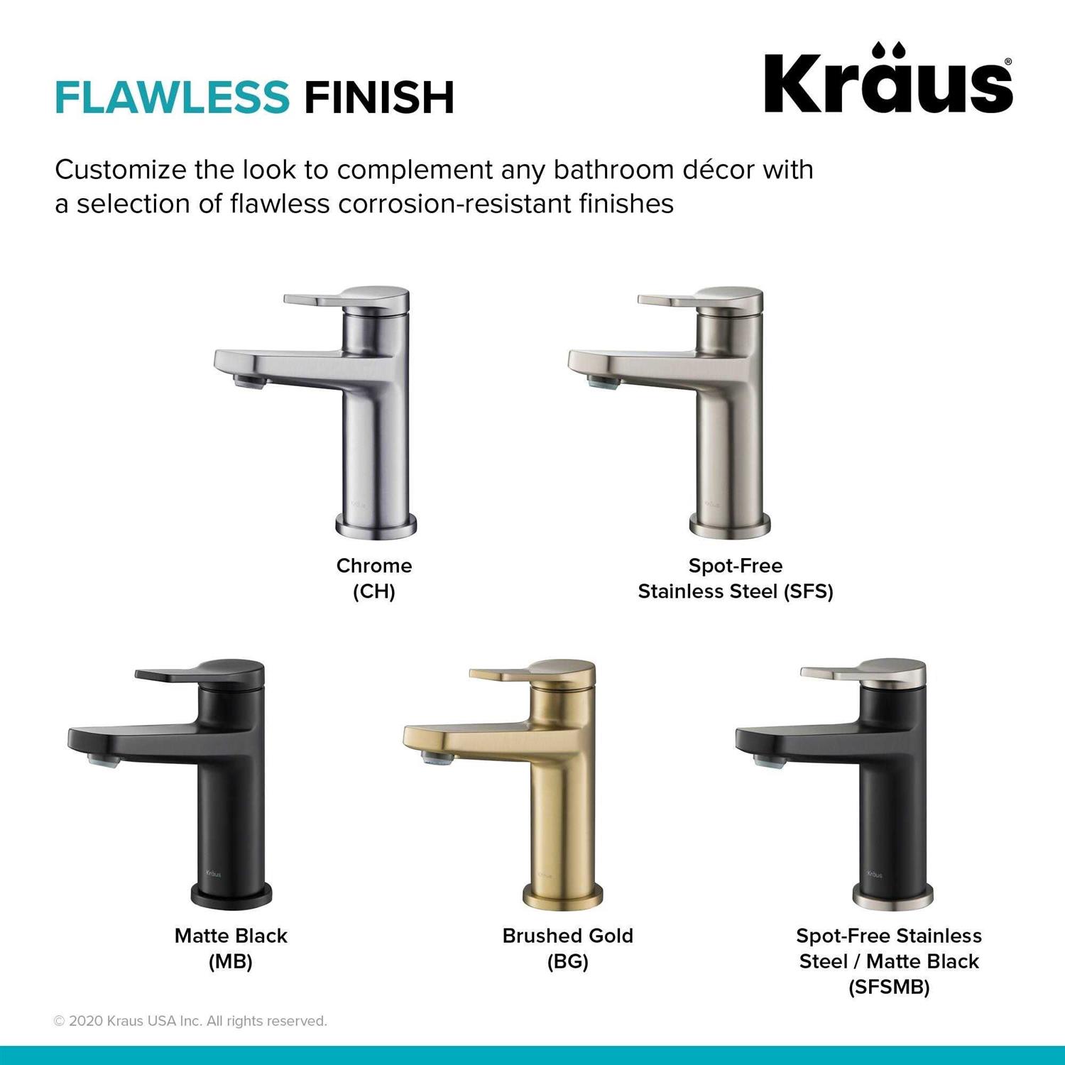 Kraus Indy Single Handle Bathroom Faucet KBF-1401 - Cheap Fitting