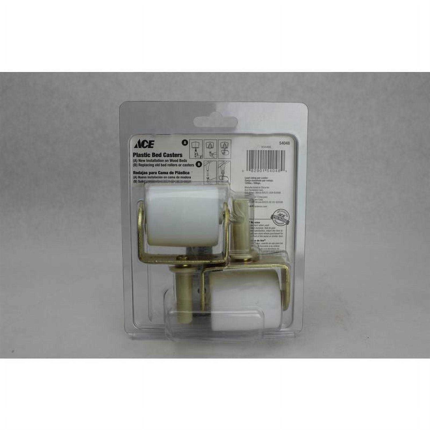 Ace 2-1/8 in. Dia. Swivel Caster 125 lb. 2 pk - Cheap Fitting