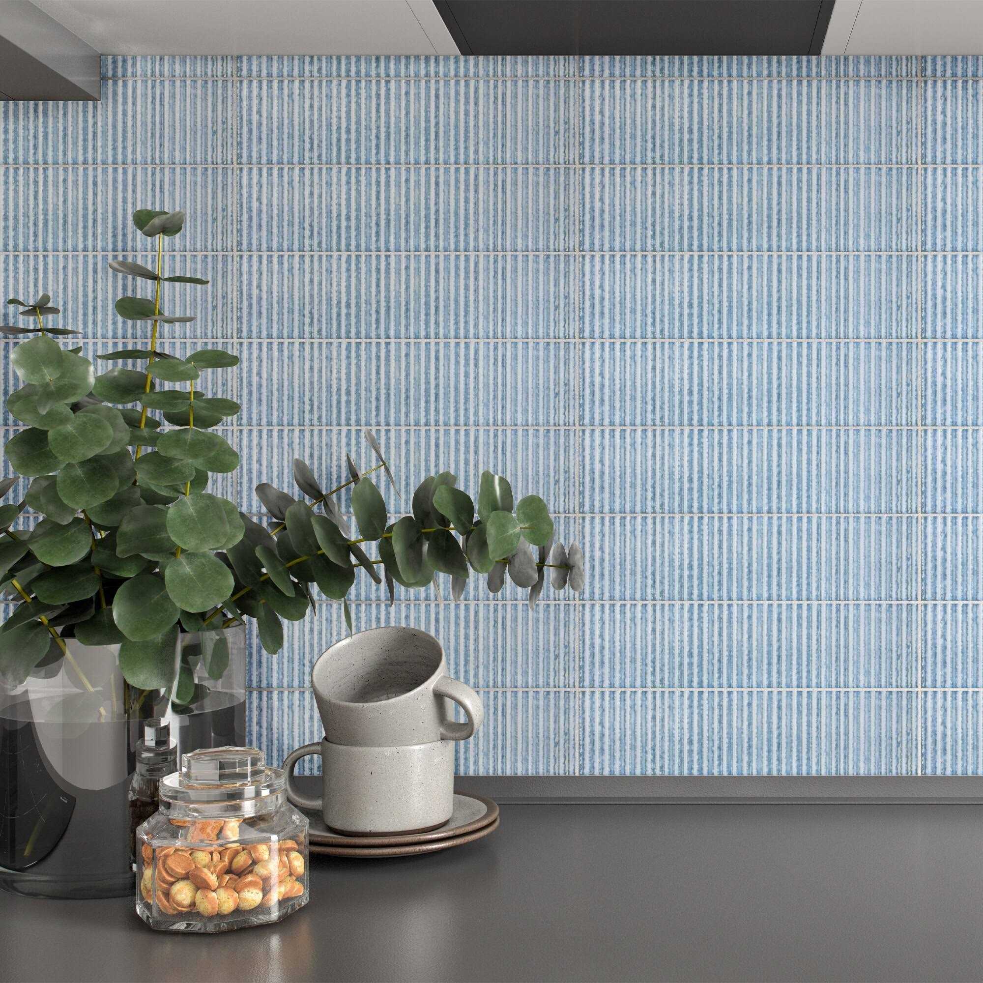 MOLOVO Soldeu 2.95 in. x 11.81 in. Polished Ceramic Wall Tile - Cheap Fitting