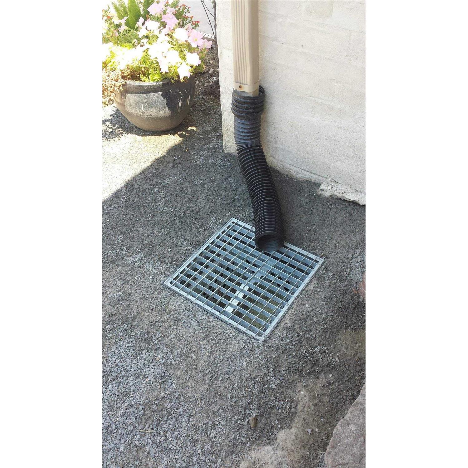 Vodaland 16×16 Catch Basin Galvanized Stamped Steel Package - Cheap Fitting