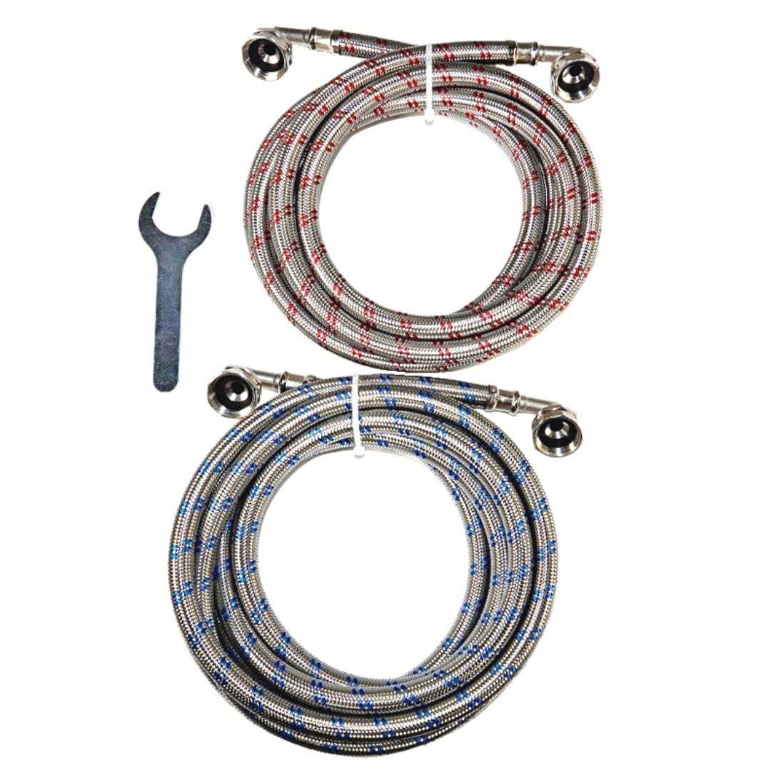 Washing Machine Hoses Double 90 Elbow to Fit Tight Spaces - Cheap Fitting