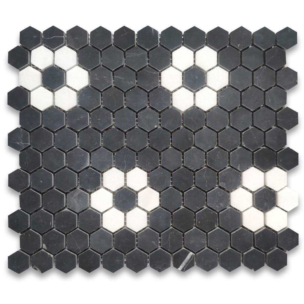 10 x 11 Marble Mosaic Wall & Floor Tile Marble Online - Cheap Fitting