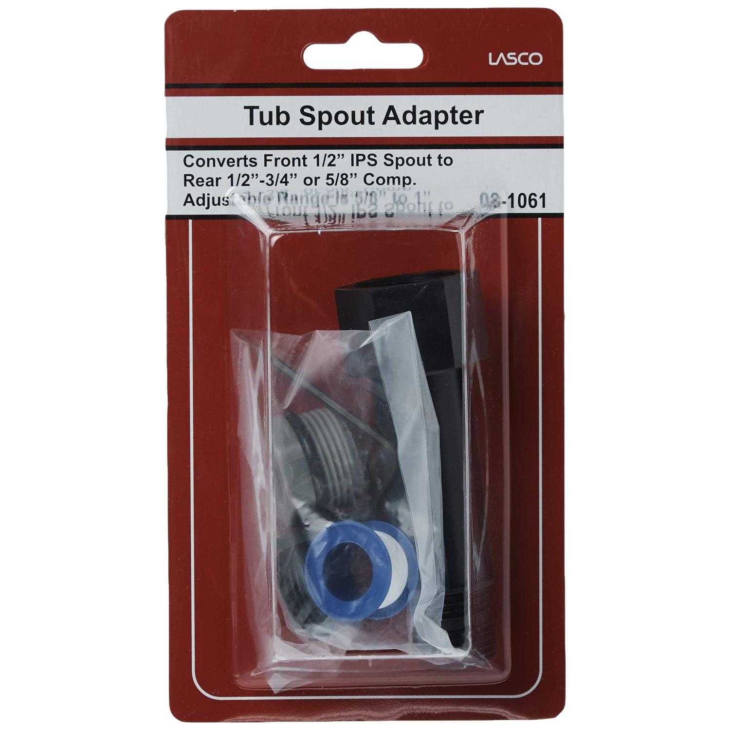 Lasco 08-1061 Four in One Bathtub Spout Adapter Slip Fit for copper - Cheap Fitting