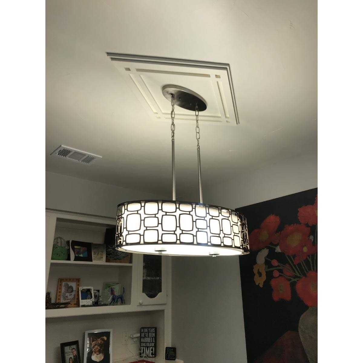 Ekena Millwork Diamond Architectural Grade PVC Contemporary Ceiling Medallion - Cheap Fitting