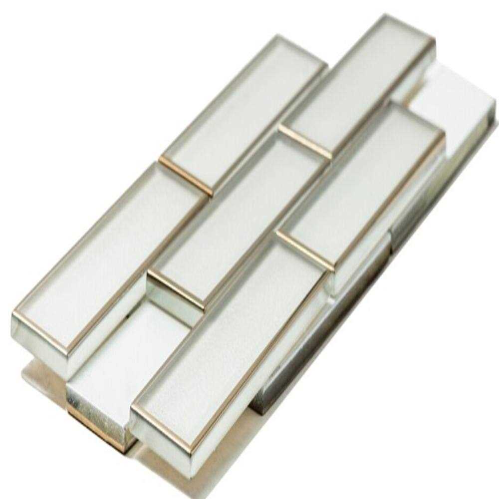 Athena 12 x 12 Glass Brick Joint Mosaic Wall Tile The Tile Life - Cheap Fitting