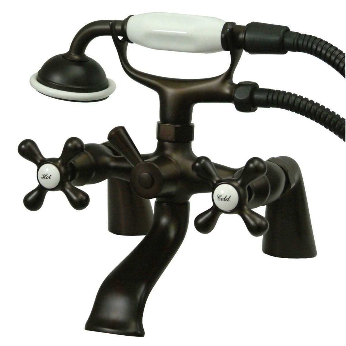 Kingston Brass KS267SB Clawfoot Tub Faucet with Hand Shower - Cheap Fitting