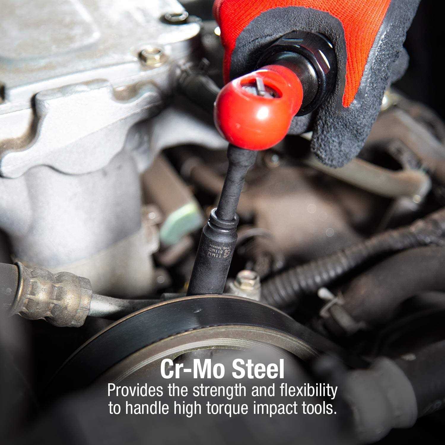 Sunex 1831 14-Piece 1/4 in. Drive Deep Metric Magnetic Impact Socket Set - Cheap Fitting