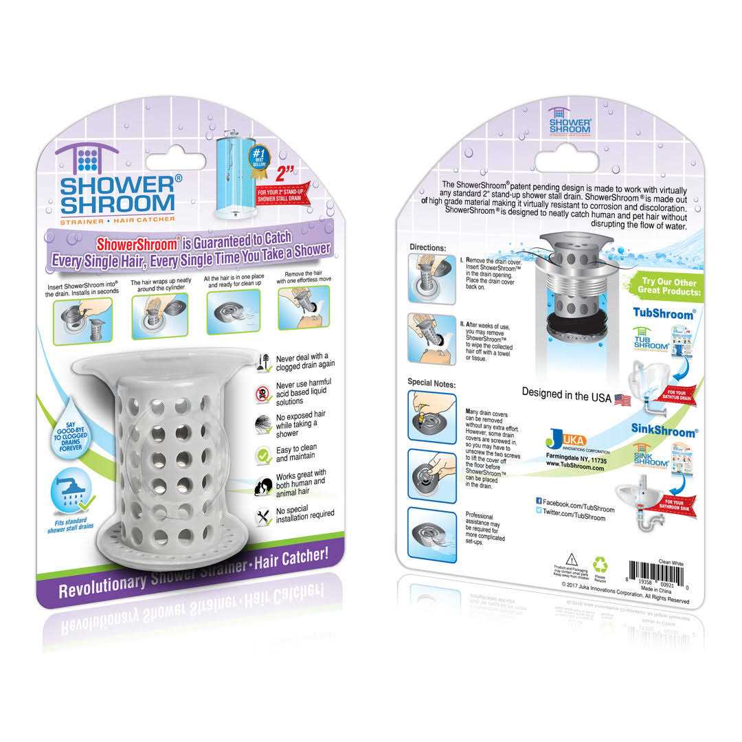 ShowerShroom Protector Hair Catcher Shower Drain - Cheap Fitting