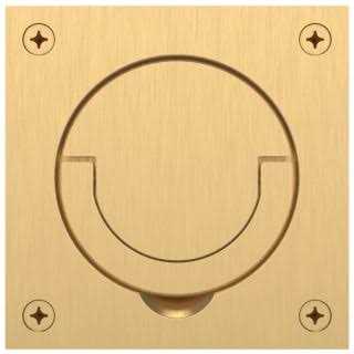 Baldwin Flush Ring Pull Black - Cheap Fitting