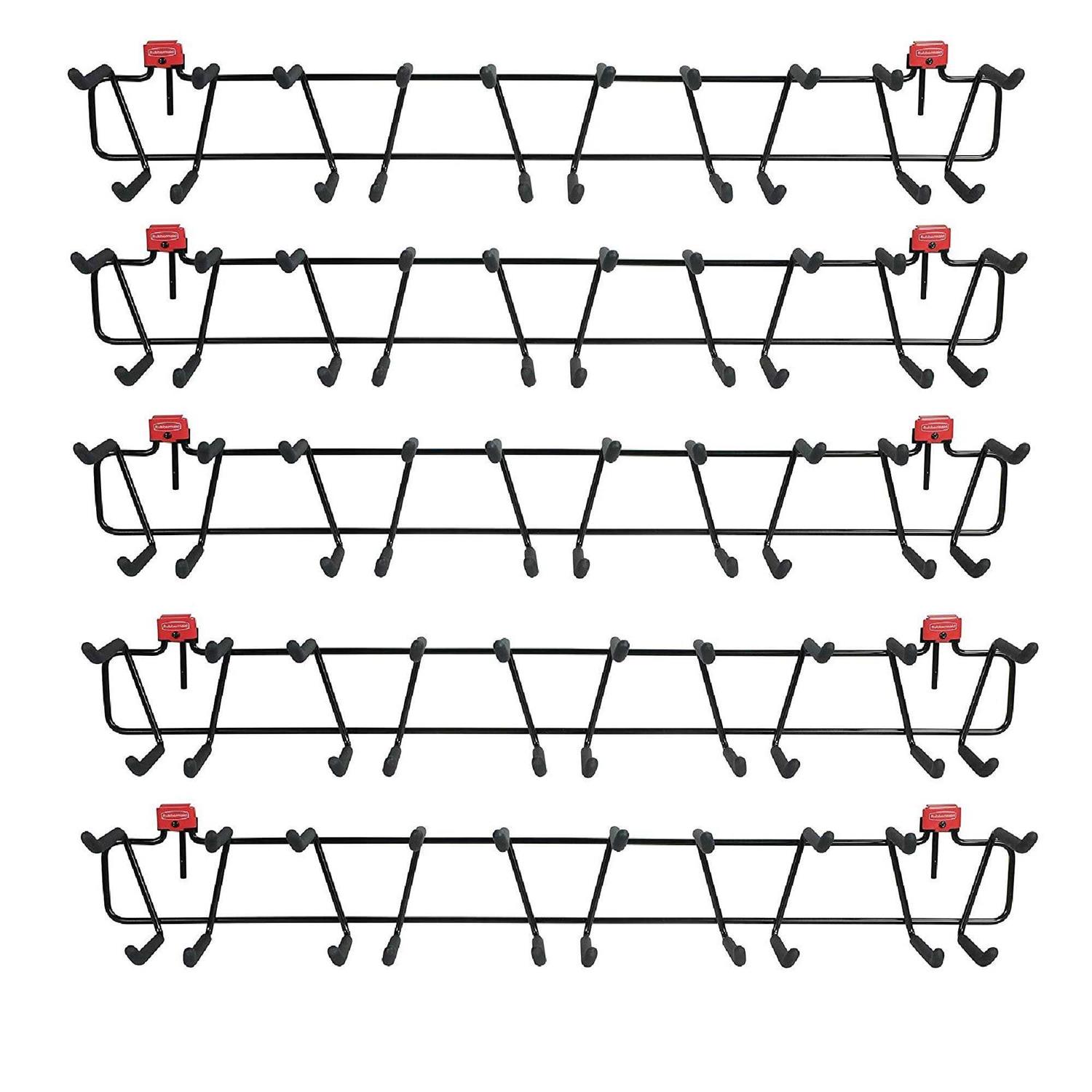 Rubbermaid 34 Inch Heavy Duty Garden Tool and Storage Rack for Sheds - Cheap Fitting