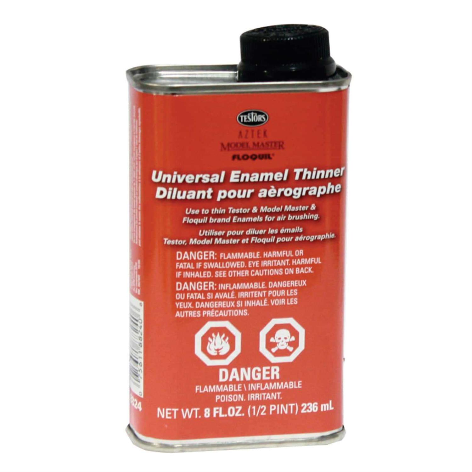Testors Airbrush Thinner 8oz - Cheap Fitting