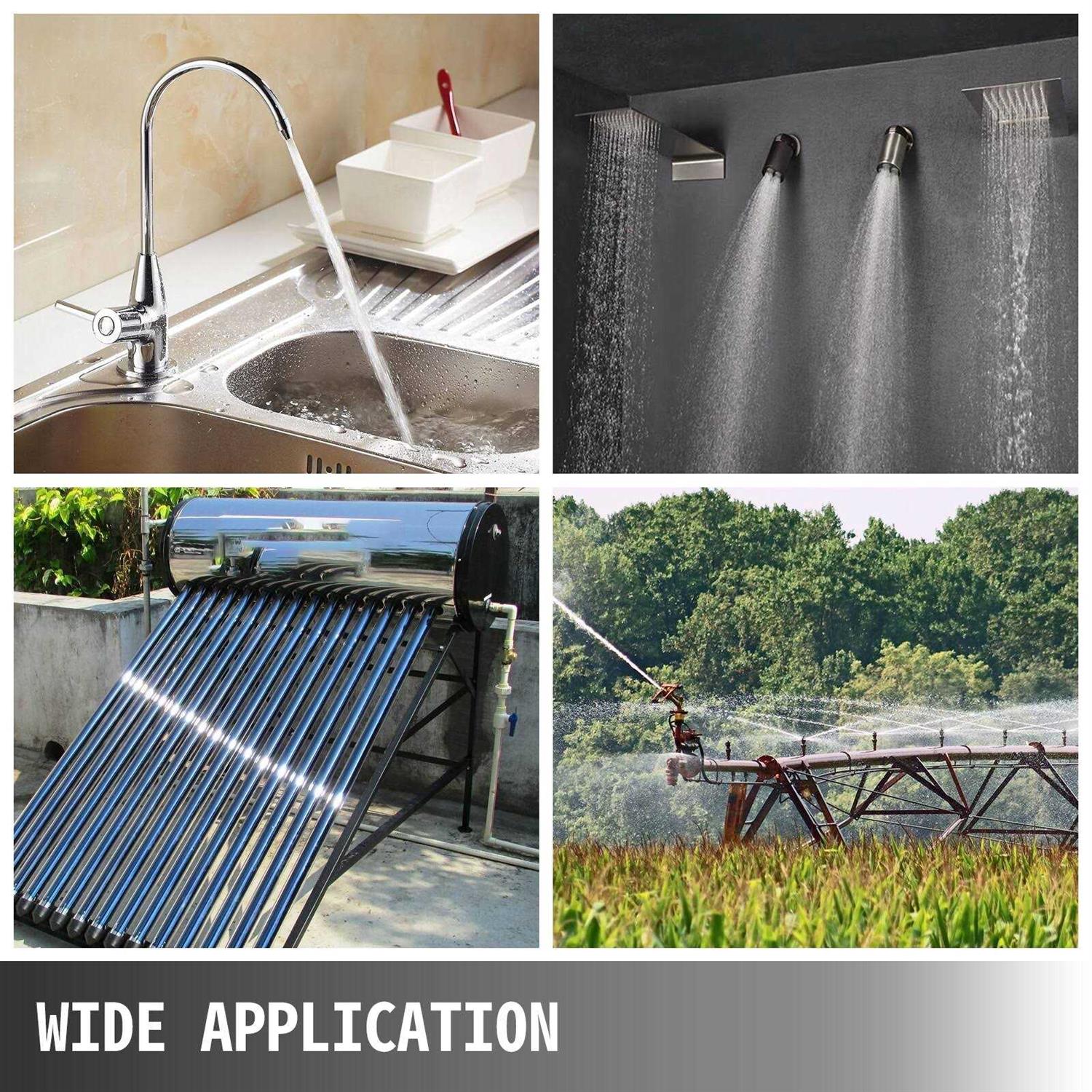 VEVOR Shallow Well Jet Pump 1HP 216.5 ft. Jet Water Pump 1056 GPH Cast Iron with Pressure Switch for Fresh Water to Home Farm PSBJSW-10M0000001V1 - Cheap Fitting