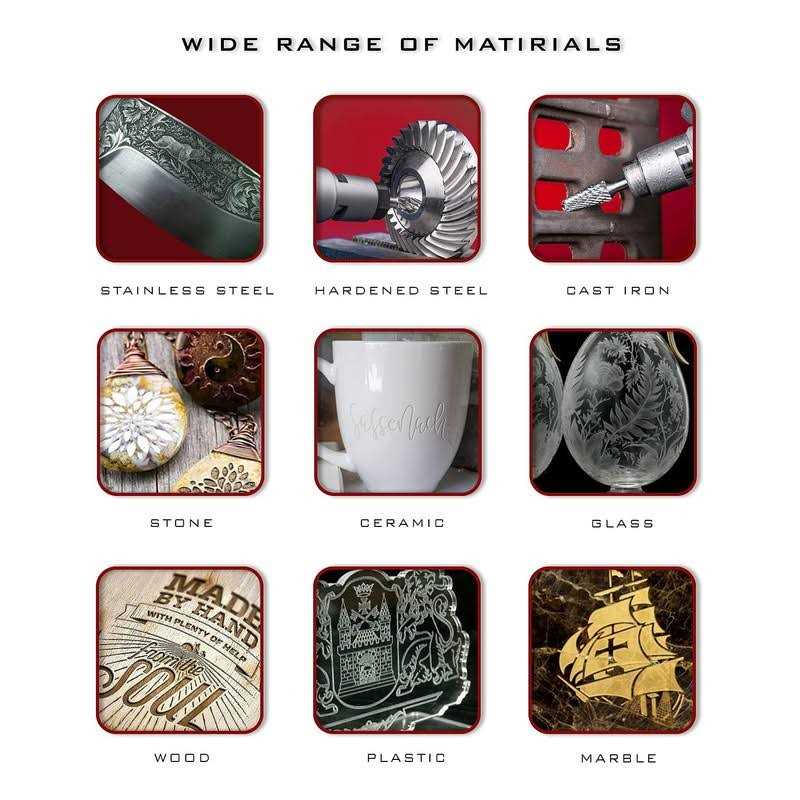 Pilim Tungsten Carbide Burr Set 1/4 Shank 10PC Double Cut Rotary Cutting Burrs Die Grinder Bits for Steel and Wood Working - Cheap Fitting