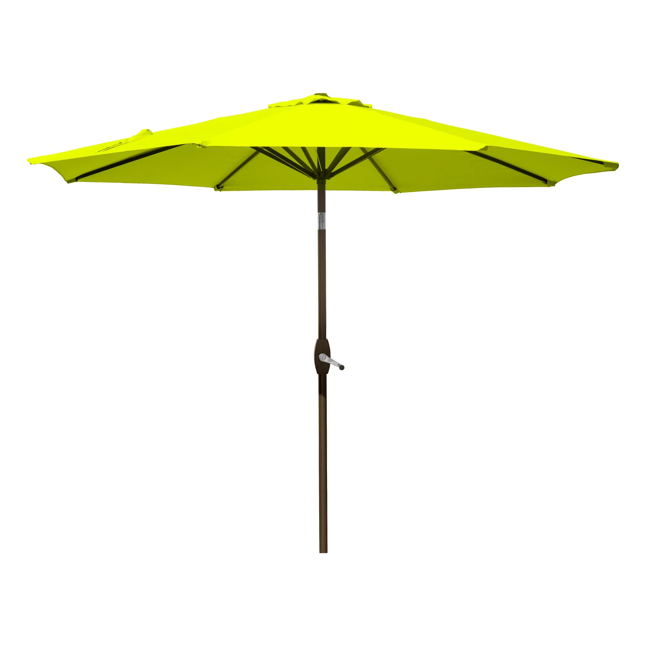GARDEN 9 Ft Patio Umbrella w/ Round Resin Base Stand Included for Outdoor Shade, Beige - Cheap Fitting