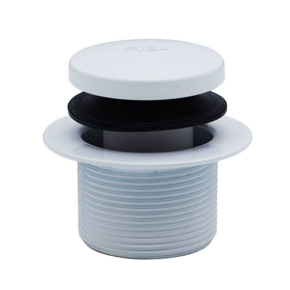 Westbrass Direct Connect Overflow with Tip-Toe Trim and 2-Hole Overflow Cover - Cheap Fitting