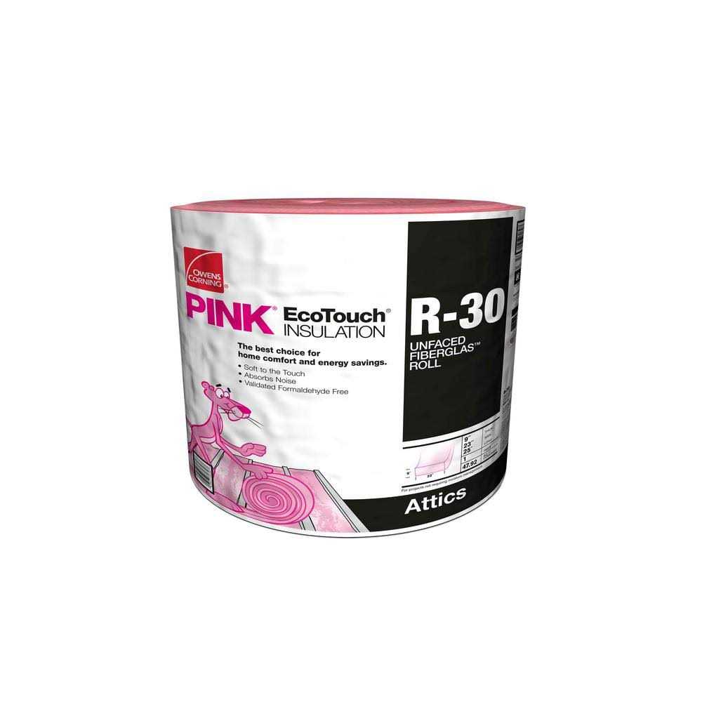 Owens Corning R 30 Unfaced Fiberglass Insulation Roll 23 in. x 25 ft - Cheap Fitting