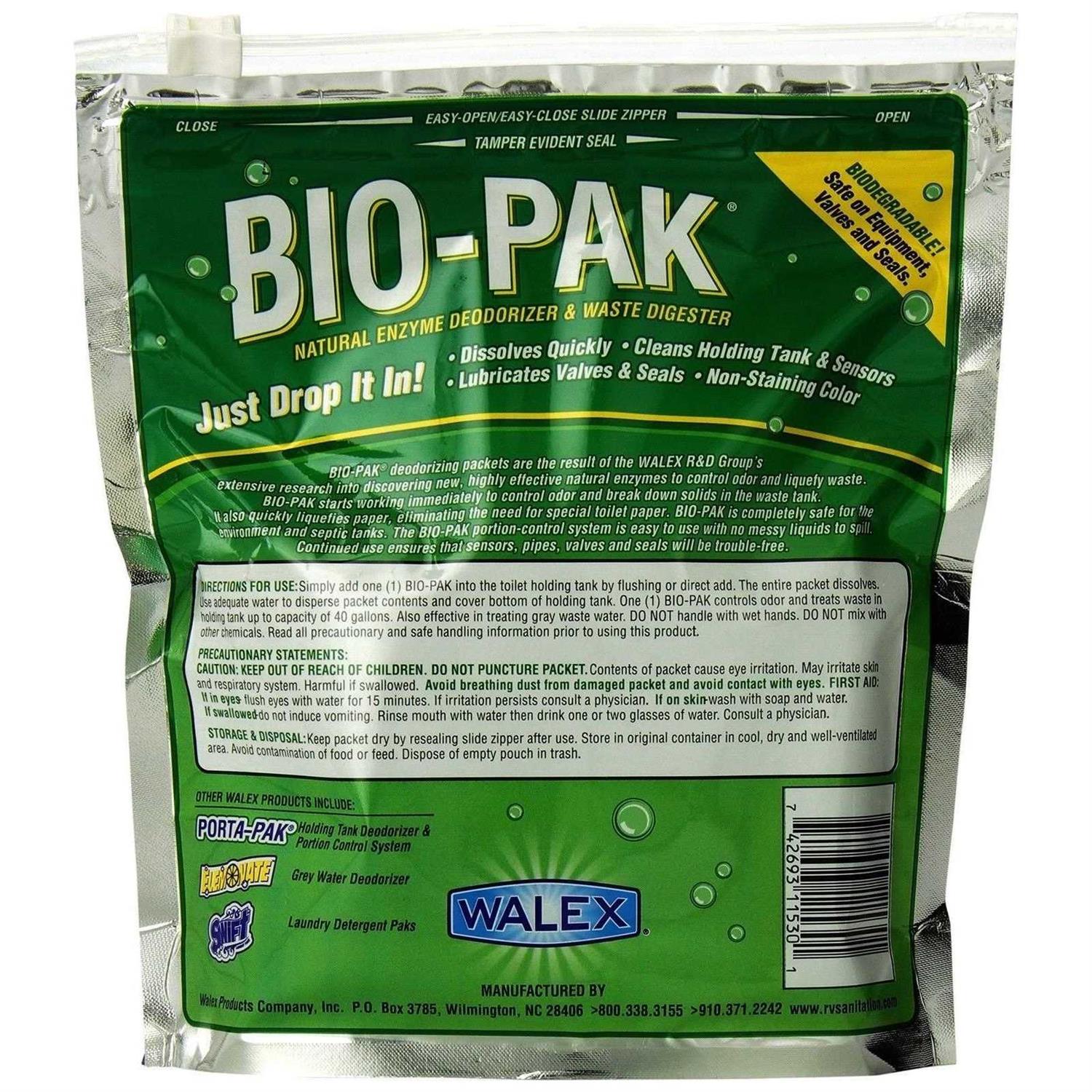 Walex Bio-Pak Holding Tank Deodorizer - Cheap Fitting