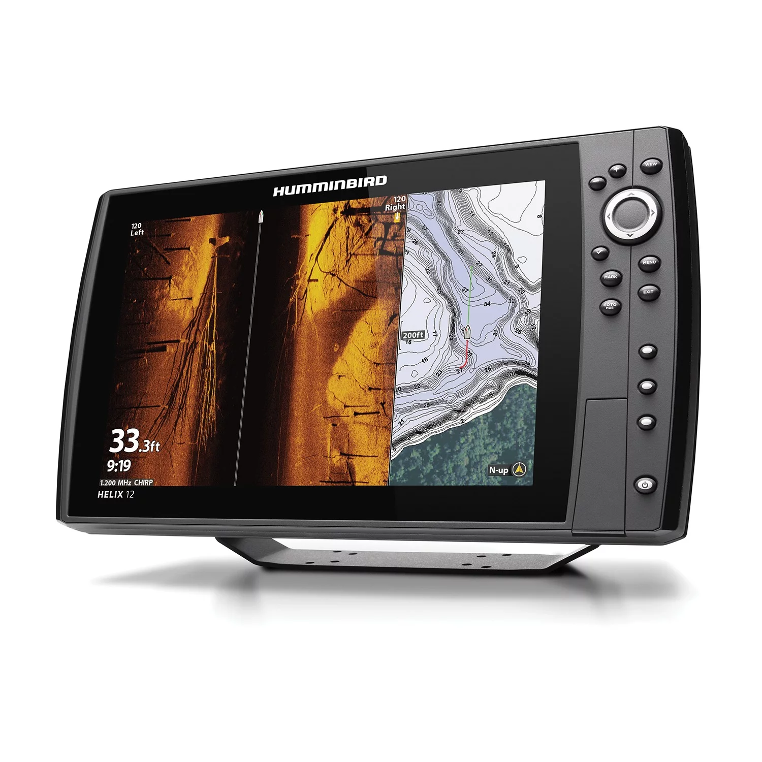 Humminbird 411450-1 HELIX 12 CHIRP MEGA SI+ GPS G4N Fishfinder - Cheap Fitting