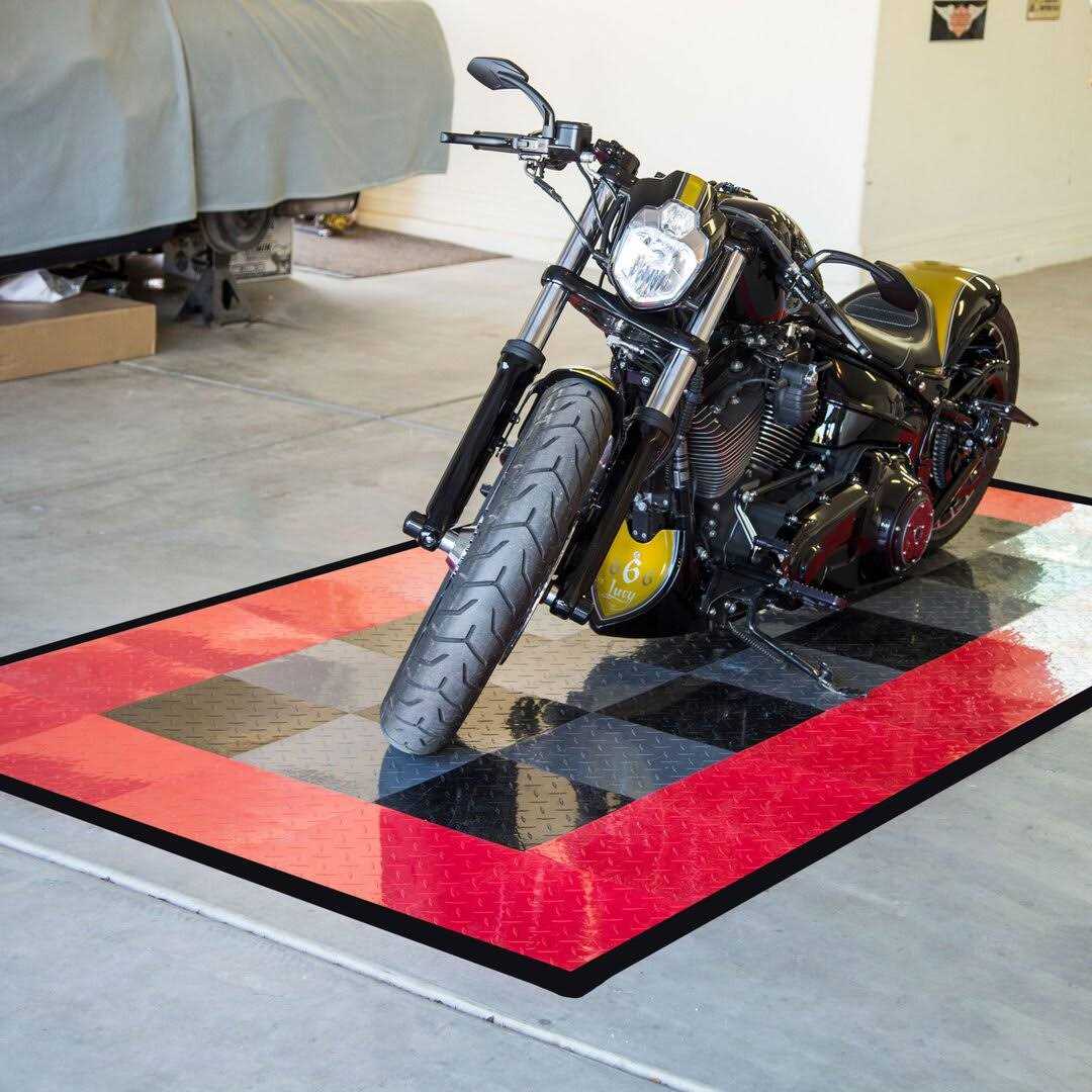 Flooringinc Diamond Nitro 5’x10 Motorcycle Mats - Cheap Fitting