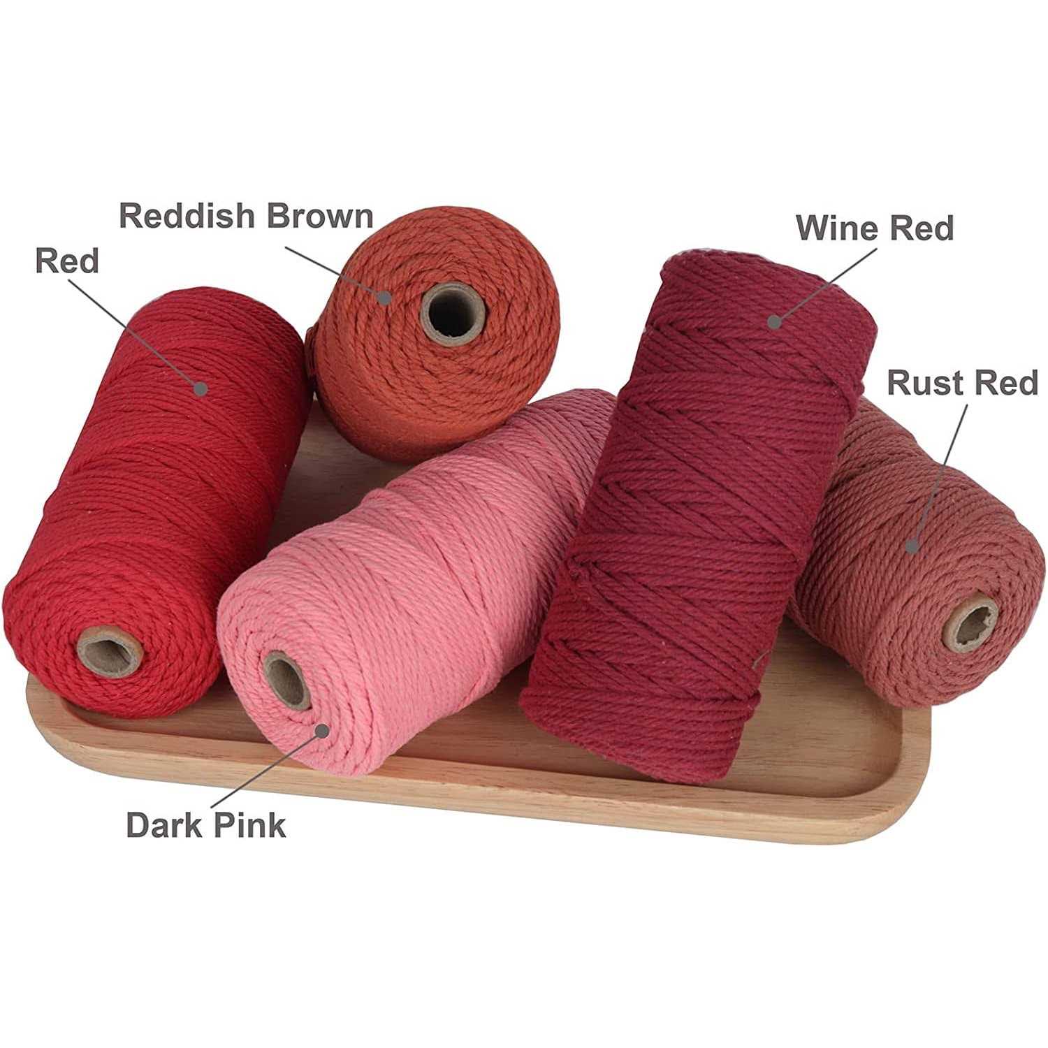 Xkdous Macrame Cord Natural Cotton Macrame Rope - Cheap Fitting