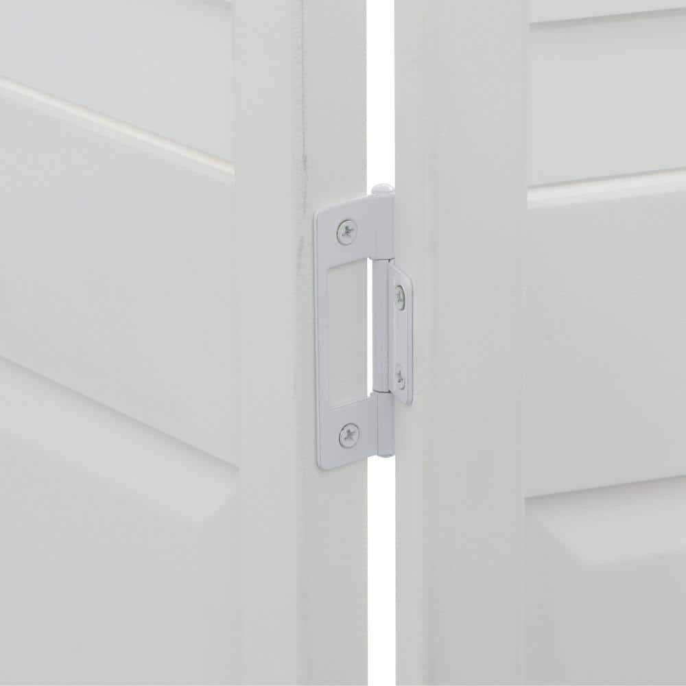 Home Fashion Technologies 80 in. 3 in. Louver/Panel White PVC Composite Interior Closet Bi-Fold Door - Cheap Fitting