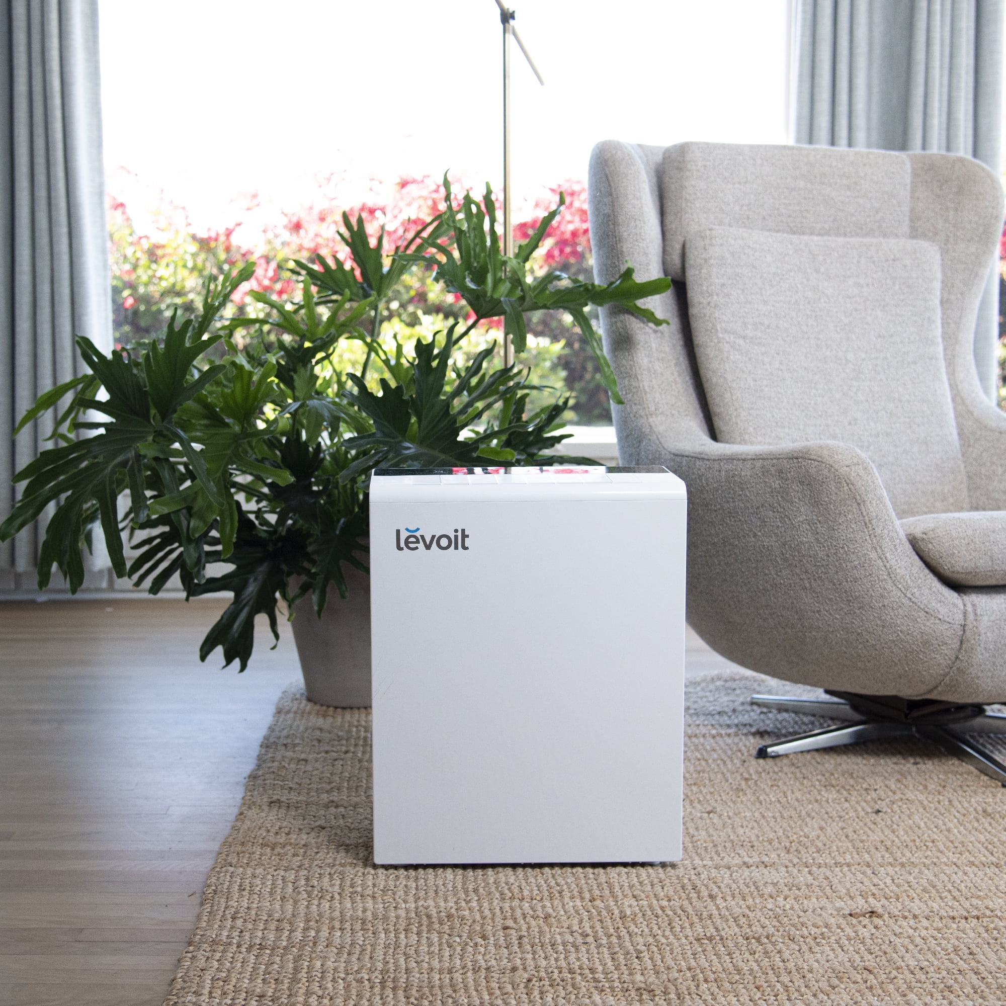 Levoit Smart Wi-Fi Air Purifier with H13 True HEPA Filter, Cleanses the Air, Covers 290 Sq ft, White - Cheap Fitting