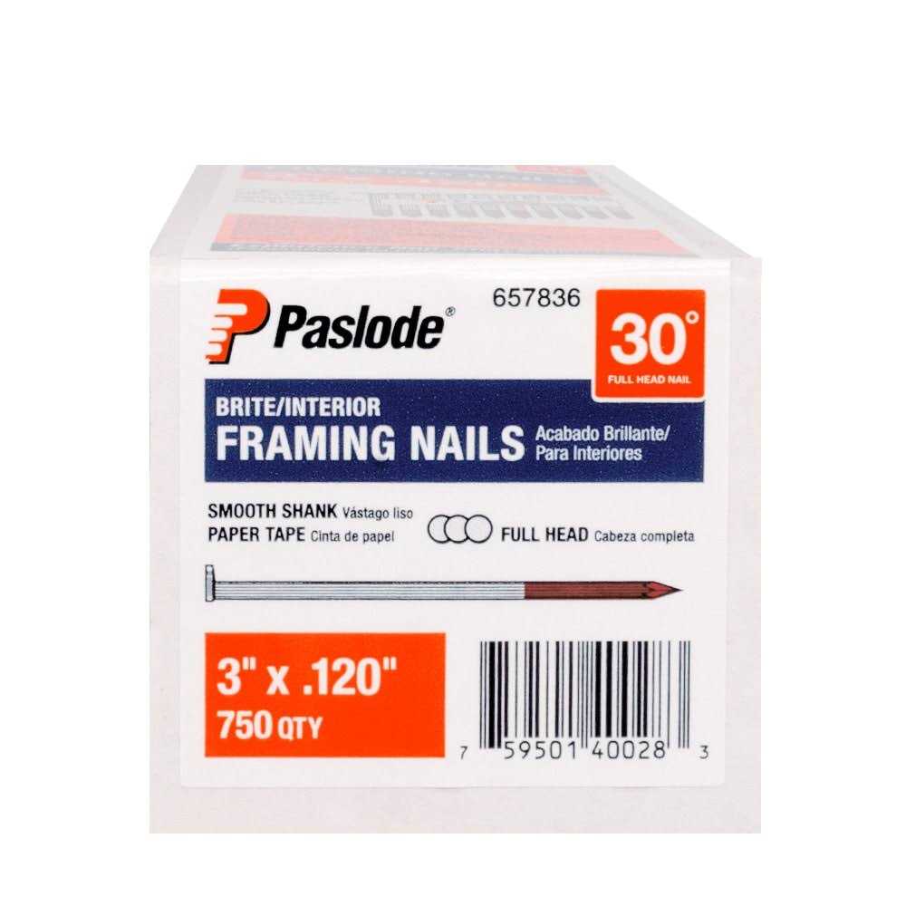 Paslode 657836 Framing Nail 3 in L	Paslode 657836 Framing Nail 3 in L - Cheap Fitting
