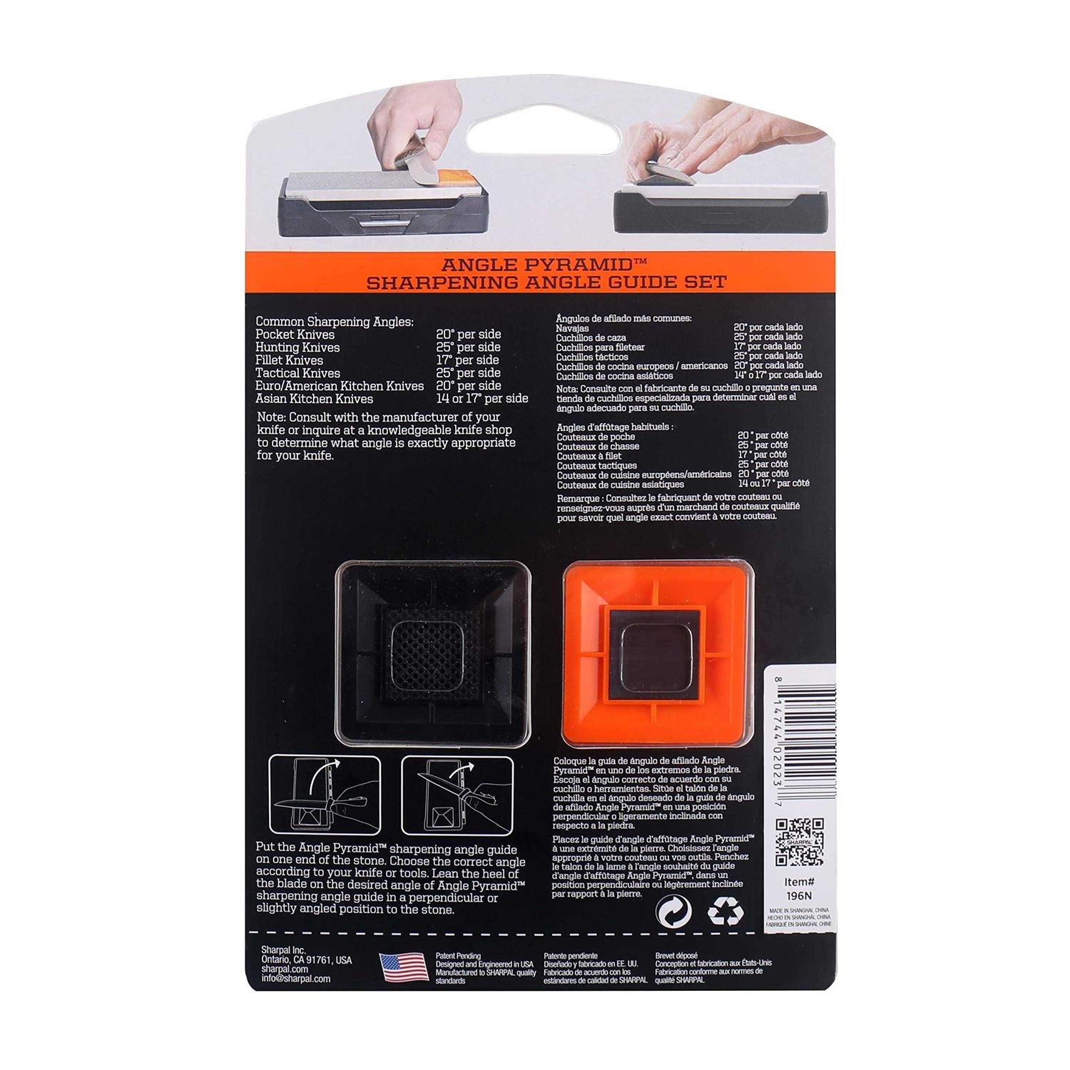 Sharpal Knife Sharpeners 196N Angle Pyramid Sharpening Guide - Cheap Fitting