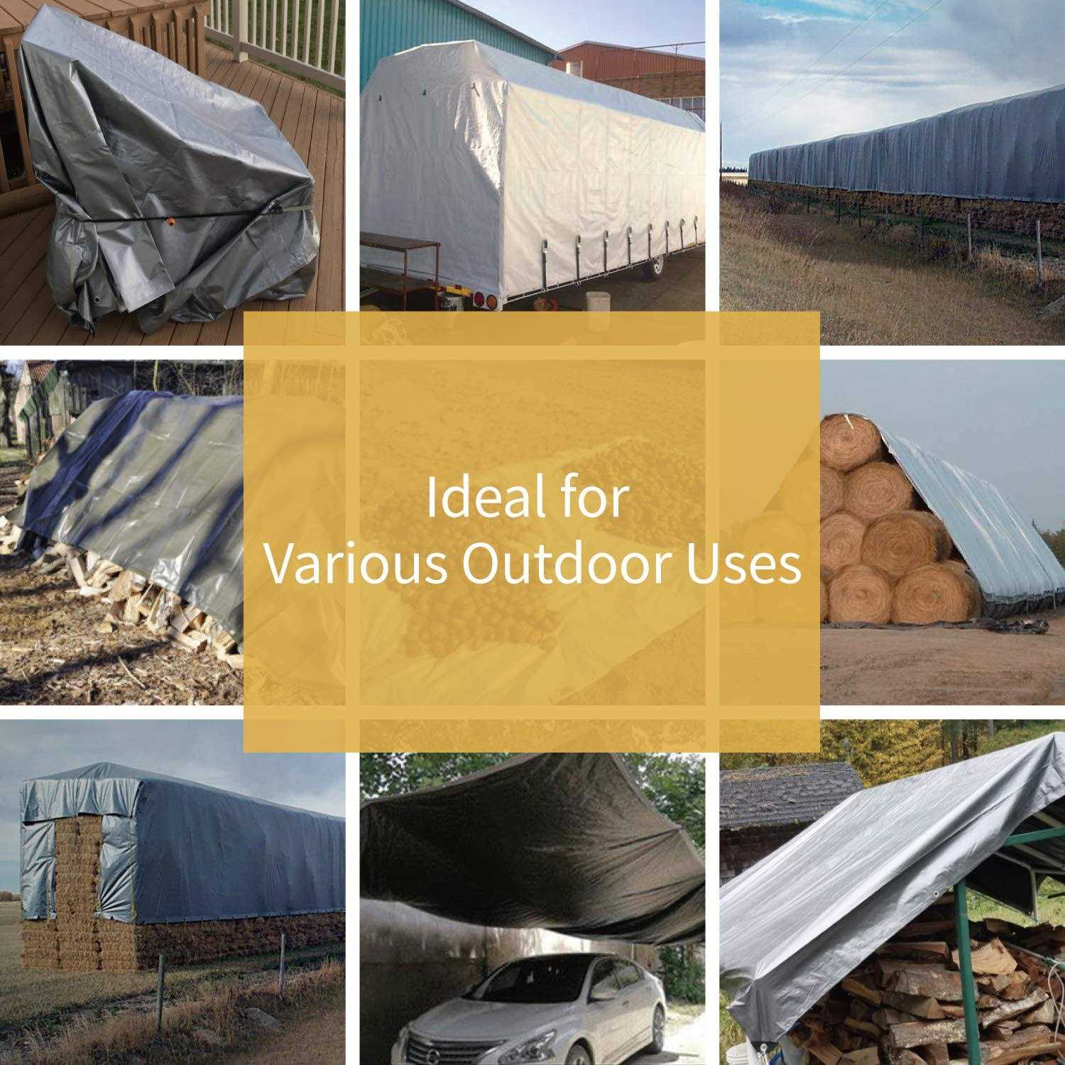 gUARD SHIELD Tarp Multi Purpose Waterproof Poly Tarp Cover - Cheap Fitting