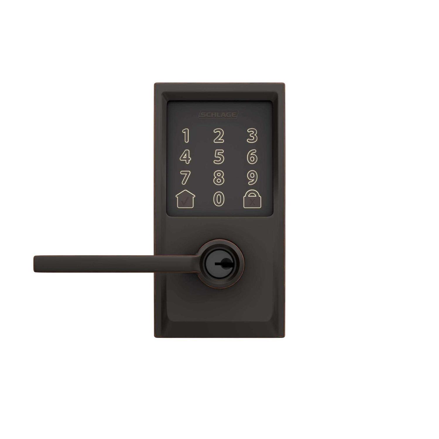 Schlage Fe789wb-Cen-Lat Encode WiFi Enabled Electronic Keypad Latitude Door Lever - Cheap Fitting