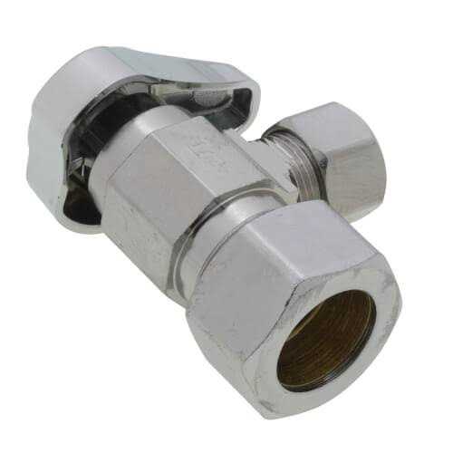 BrassCraft 1/2 3/8 Brass Angle Valve - Cheap Fitting