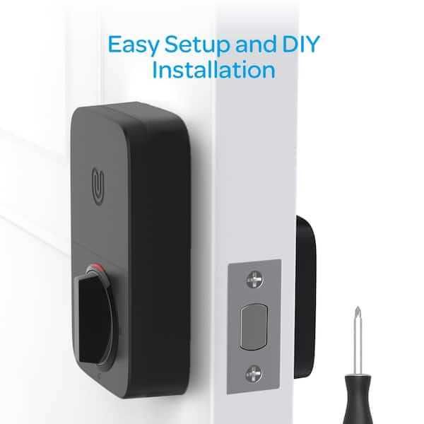 Ultraloq U-Bolt 5 in 1 Bluetooth Enabled and Keypad Smart Deadbolt Door Lock with Wi-Fi Bridge - Cheap Fitting