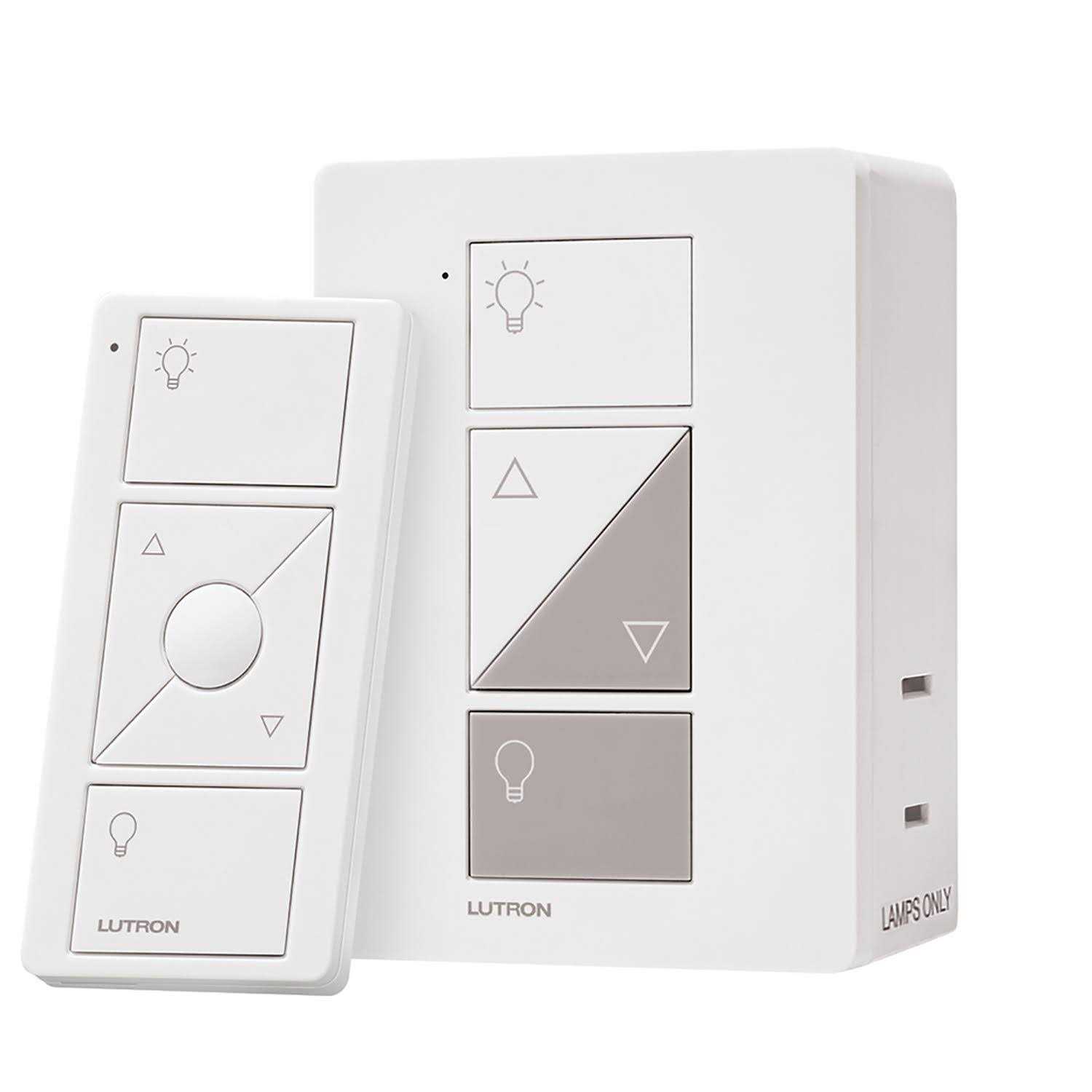 Lutron Caseta Smart Lamp Dimmer and Remote Kit P-PKG1P-WH-R - Cheap Fitting