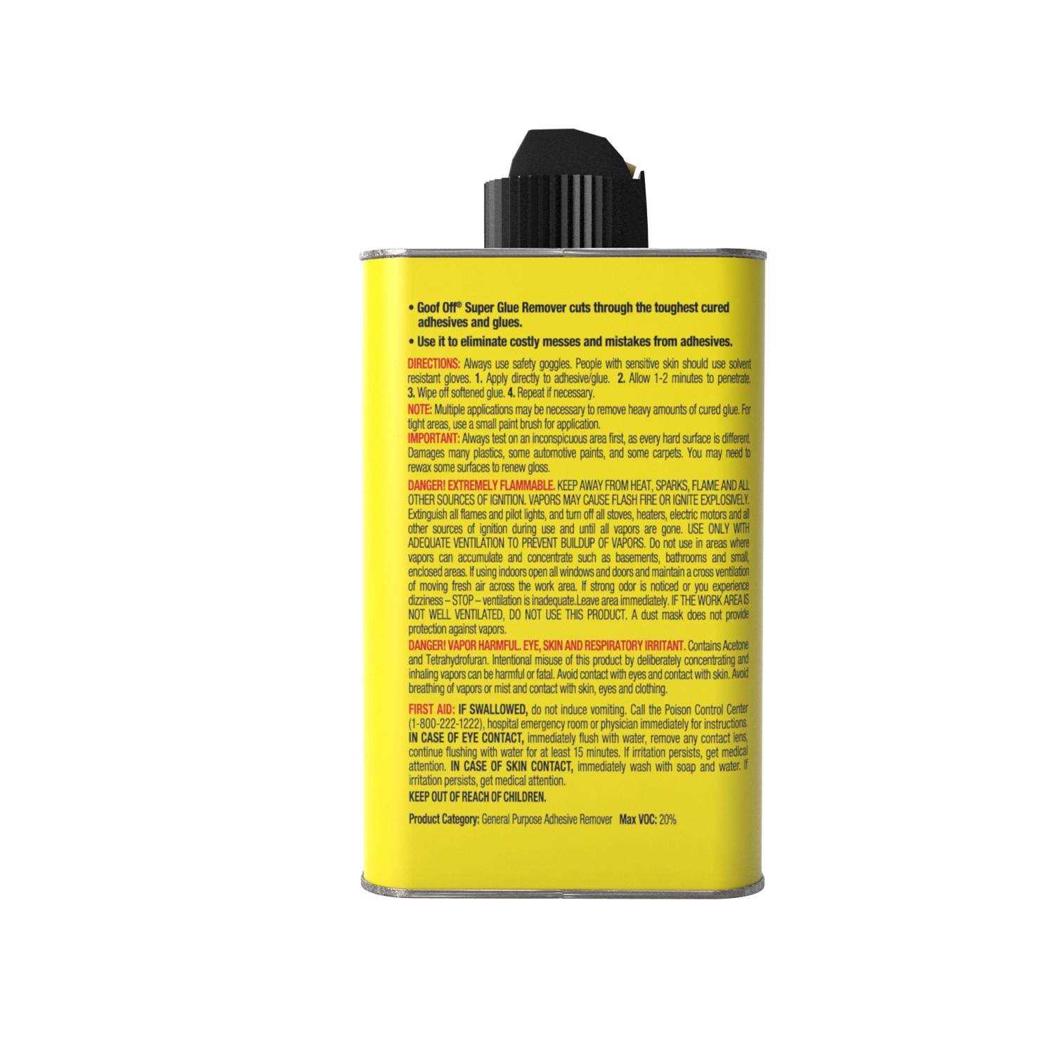 Goof Off Fg677 Super Glue Remover - Cheap Fitting