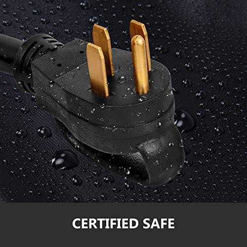 Mophorn 50Amp Generator Extension Cord 6 Gauge STW 6/3+8/1 Generator Cord Generator Power Cord N14-50P to Bare Wire Cut Wire Cord - Cheap Fitting