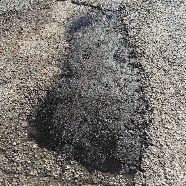 QPR Black Asphalt Patch - Cheap Fitting