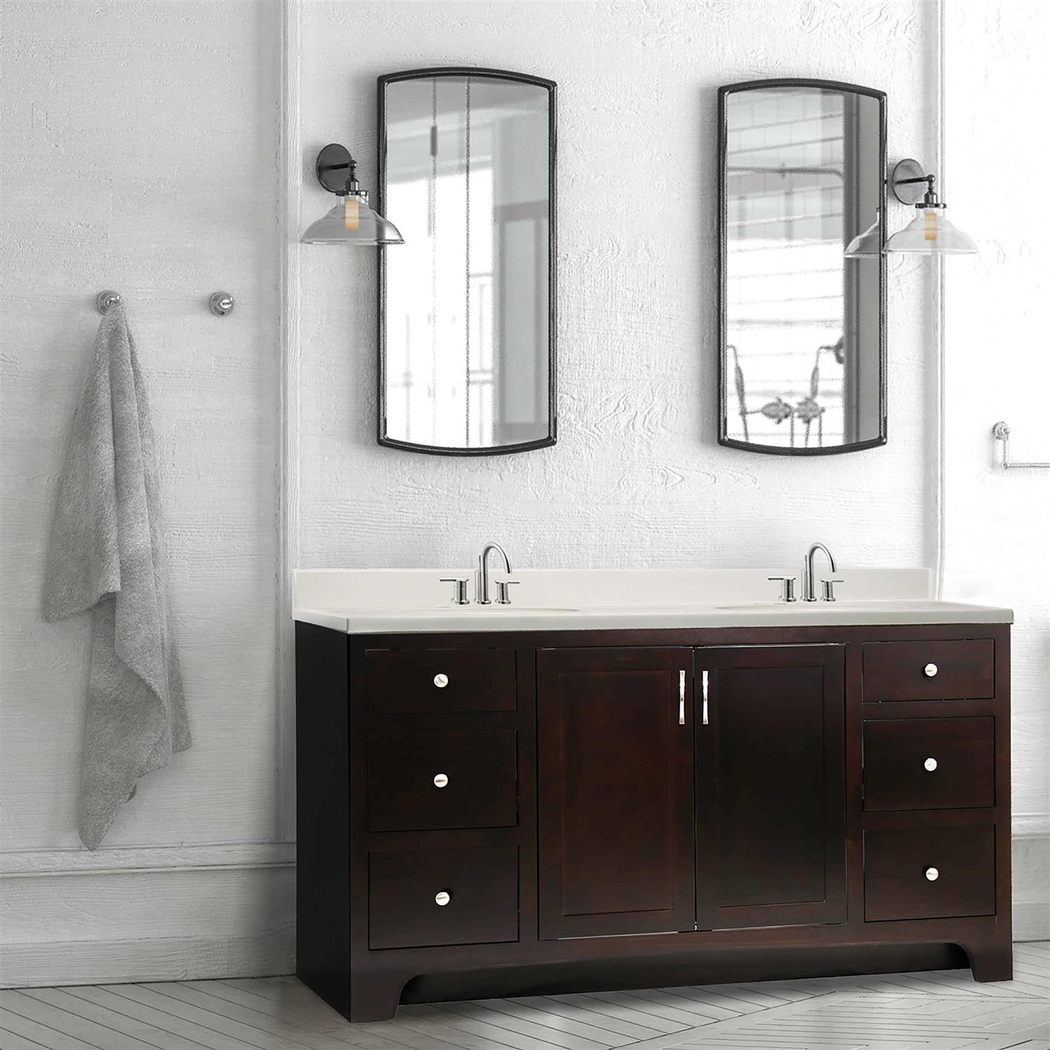 Design House Cultured Marble Vanity Top - Cheap Fitting