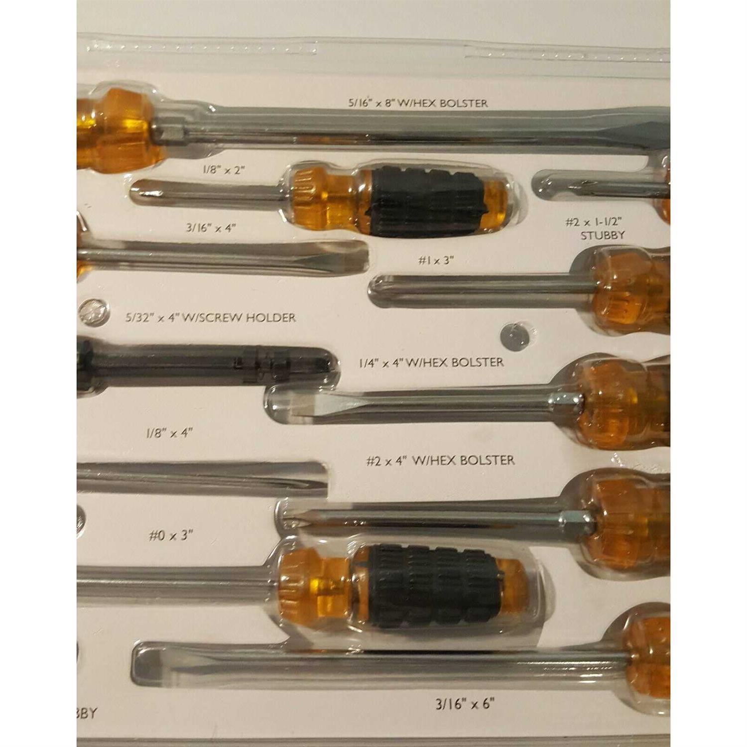 Pittsburgh Cushion Grip Screwdriver Set - Cheap Fitting