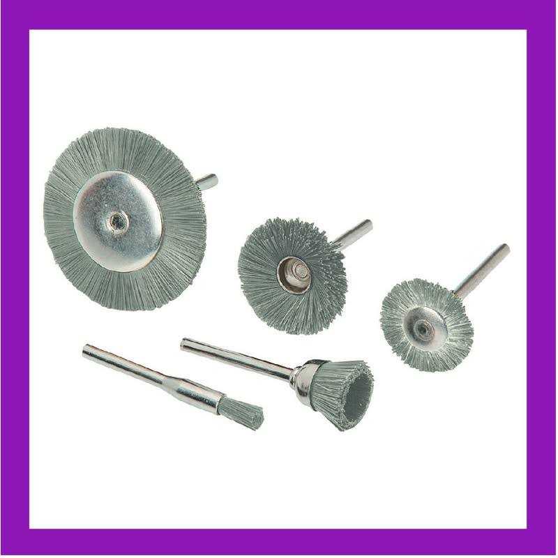 Chicago Electric Power Tools Chicago Electric 66129 Stainless steel Rotary Wheel and Brush Set 5 PC - Cheap Fitting