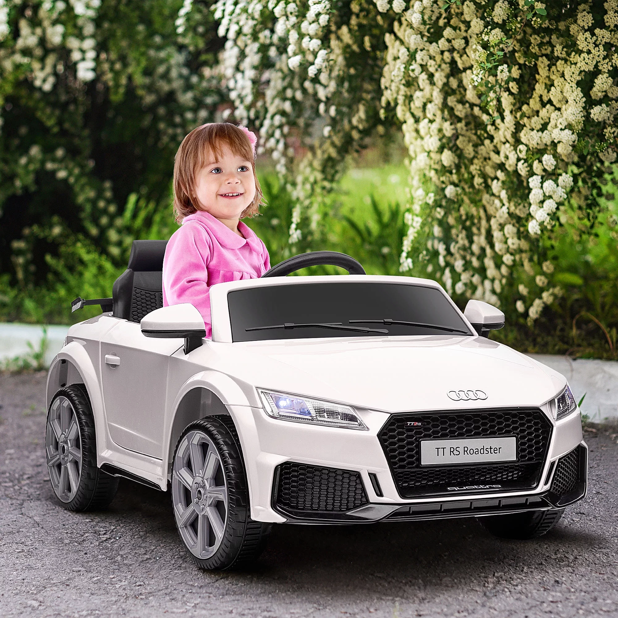 Aosom Kids Electric Ride On Car, Licensed Audi with Seat, Remote - Cheap Fitting
