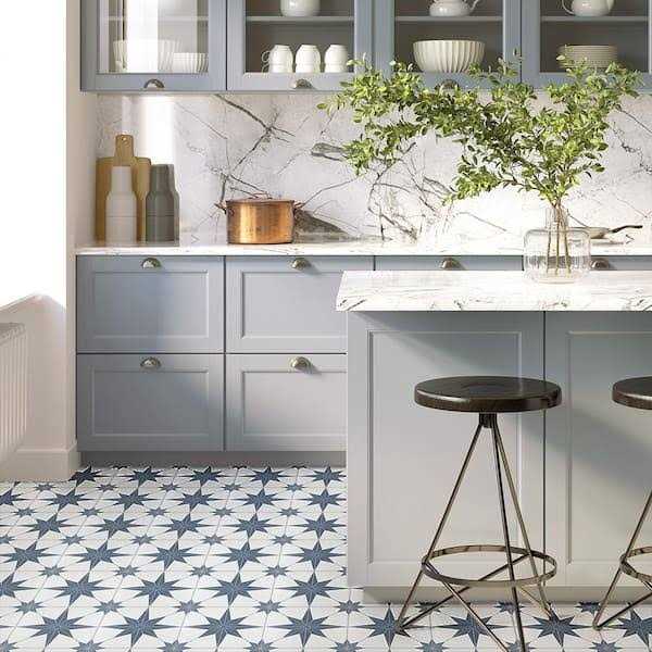 Merola Tile Stella 9-3/4 in. x 9-3/4 in. Porcelain Floor and Wall Tile - Cheap Fitting
