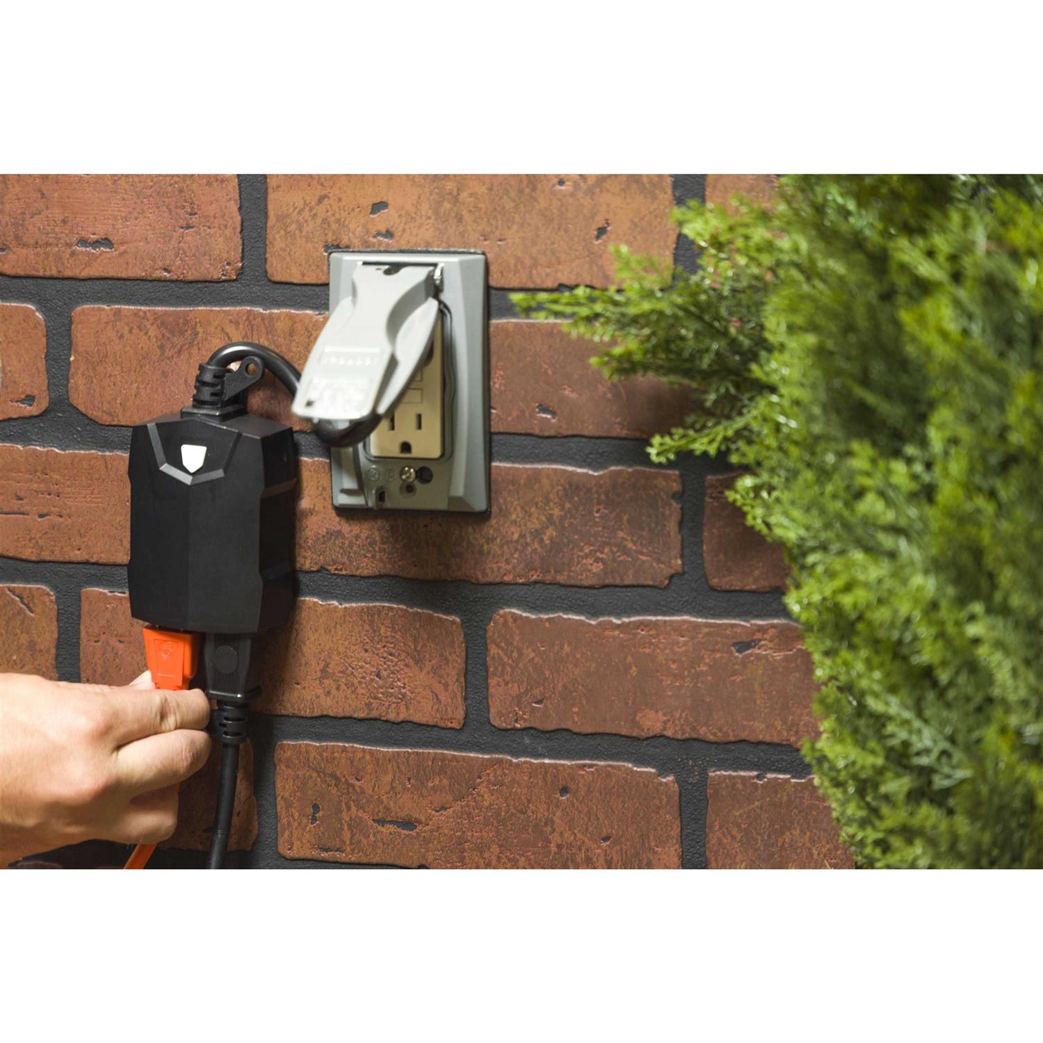 Enbrighten 2-Outlet Outdoor Wi-Fi Smart Plug - Cheap Fitting