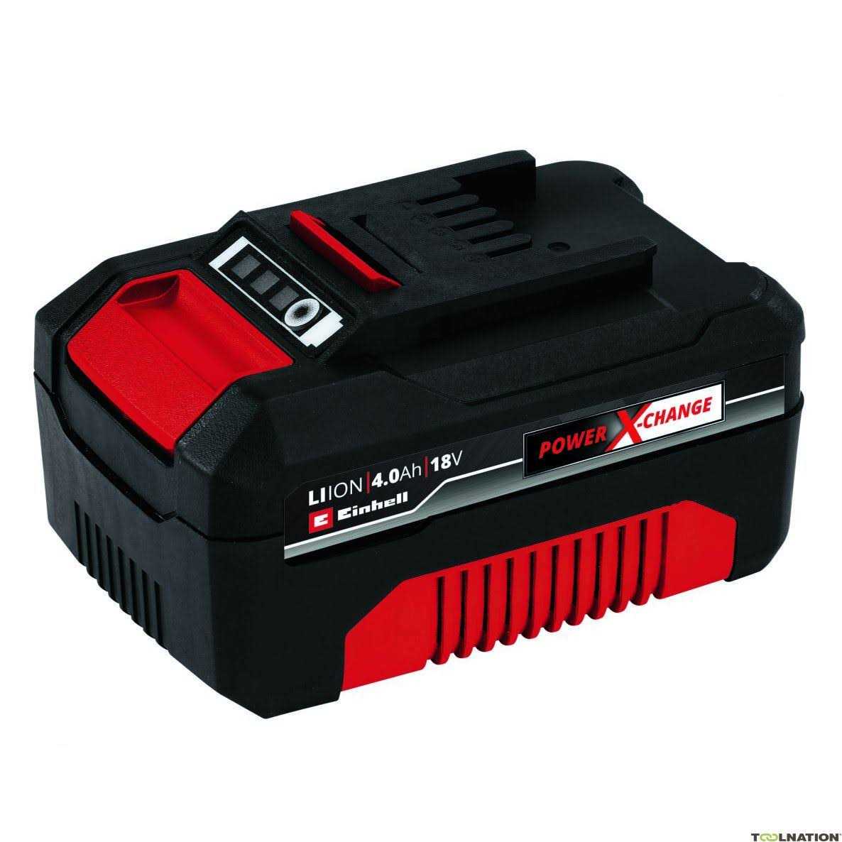 Einhell Power X-Change 18V, 4.0Ah Lithium-Ion Battery Starter Kit - Cheap Fitting